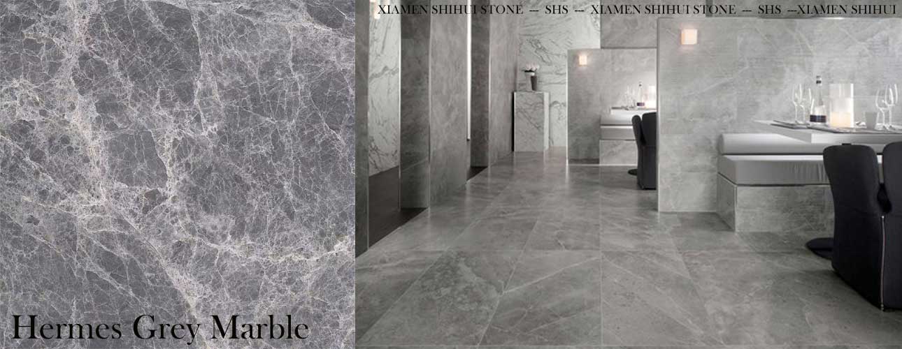 Hermes Grey Marble Detail