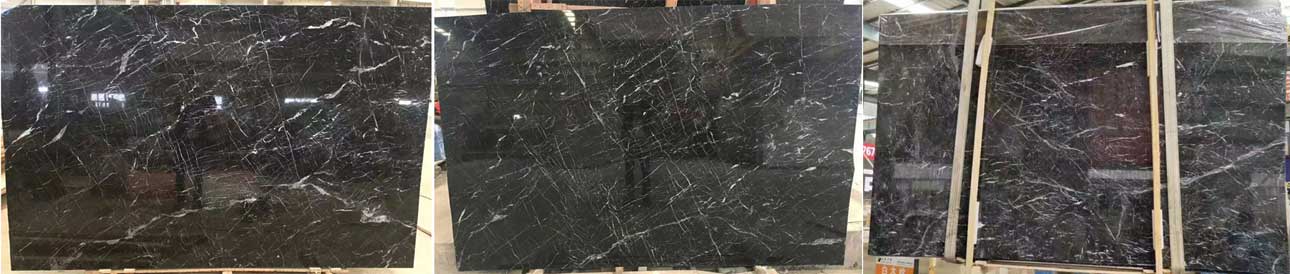 Series5 China Black Nero Marquina Marble Slab