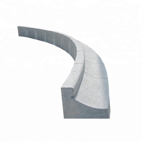 bordure en granit incurvée