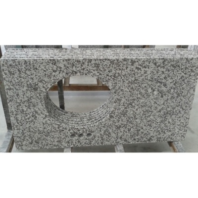 comptoir de cuisine en granit blanc g439