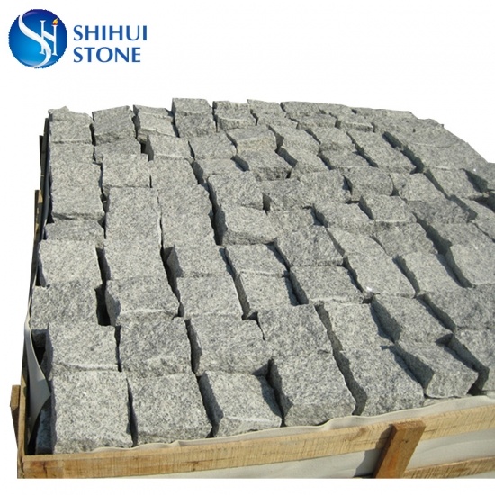 cubes de granit gris g603