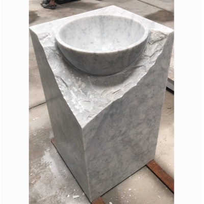 éviers en pierre debout pour salle de bain