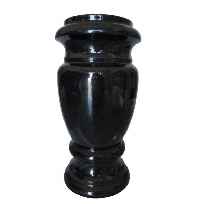 vase de granit noir inde