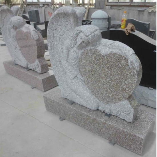  pierre tombale de coeur d'ange