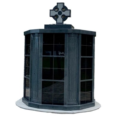 Columbarium de granit de 72 niches