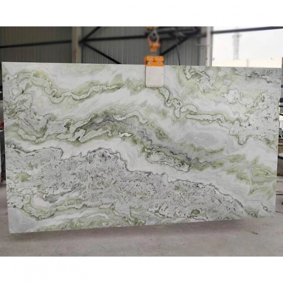 marbre d'onyx vert indien