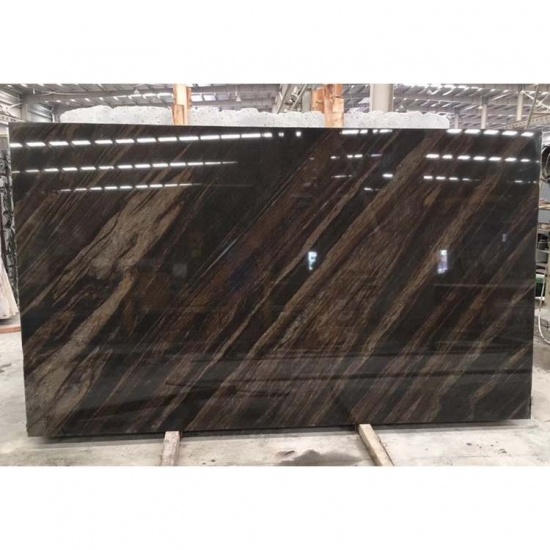 marbre fantaisie marron