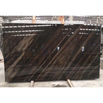 marbre fantaisie marron