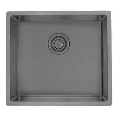 évier de cuisine en bronze à canon unique