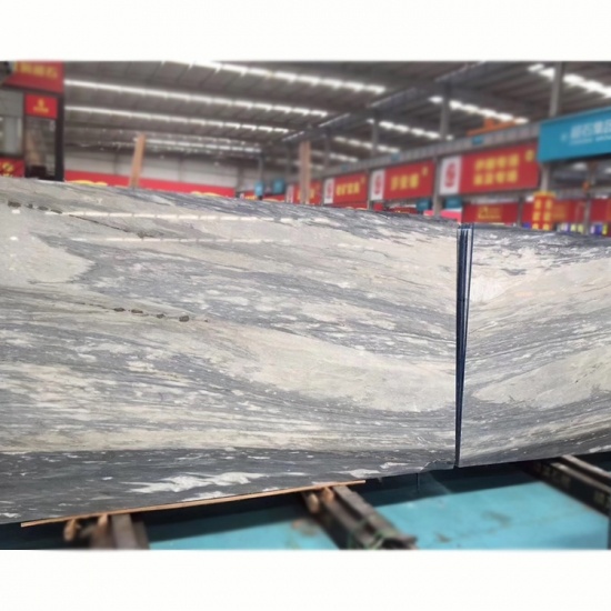 dalles de marbre bleu palissandro