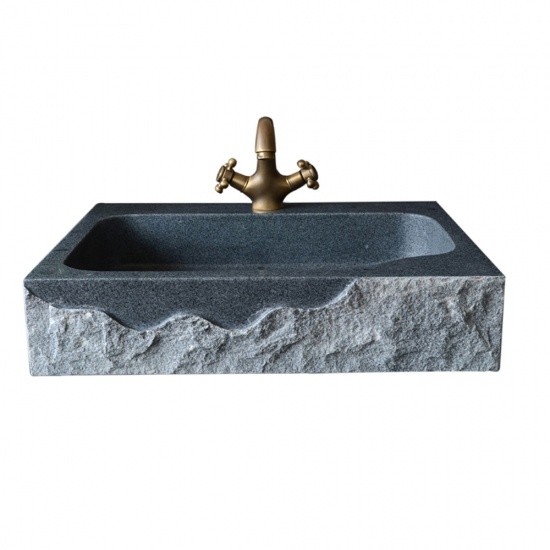 padang carré granit foncé simple bassin