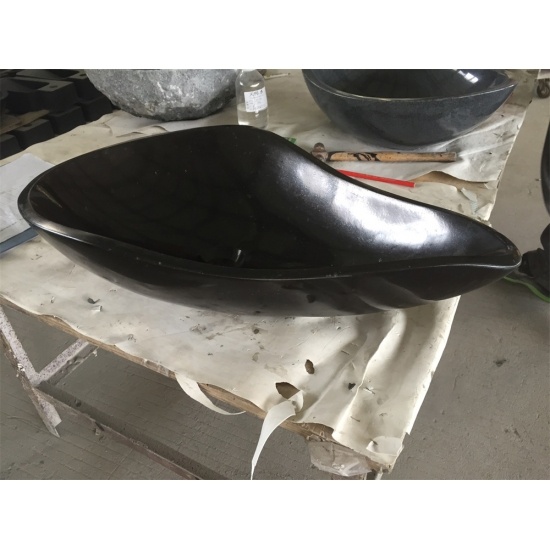 black stone sink