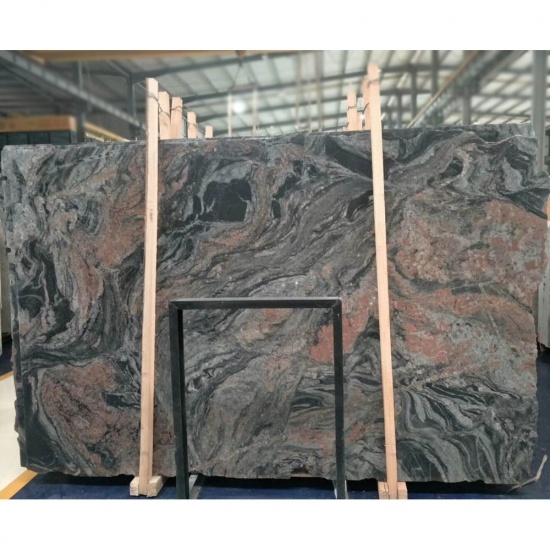 granit rouge multicolore